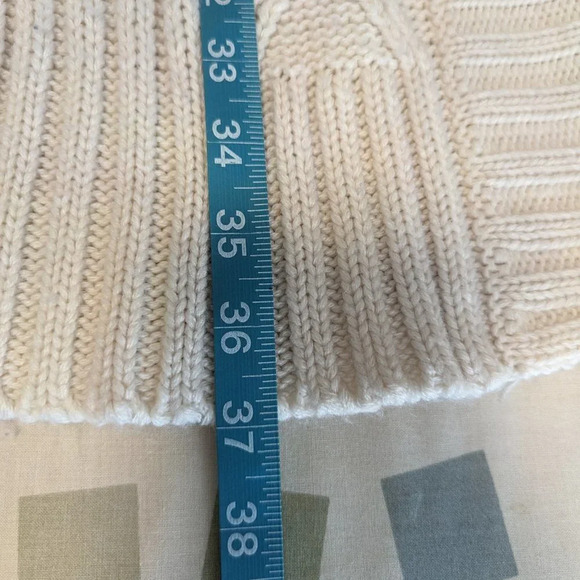 Great Northwest Indigo Cream Open Front Cardigan Size Medium - Picture 8 of 8